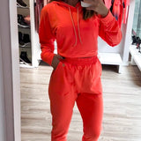 Conjunto De Moletom Orange