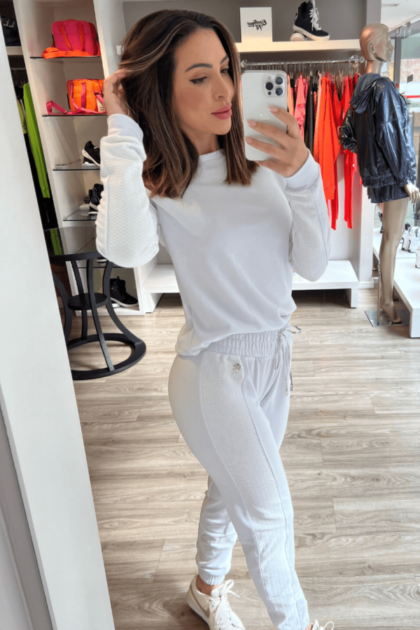 Conjunto De Moletom White