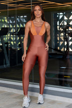 Macacão Fitness Mon Amour Bronze