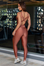 Macacão Fitness Mon Amour Bronze