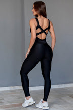 Macacão Fitness Mon Amour Preto